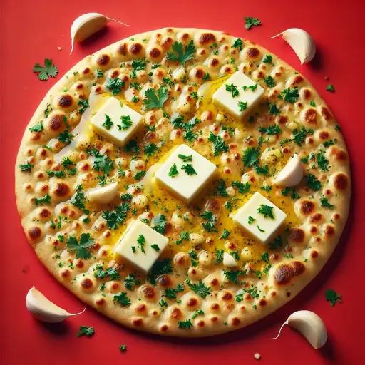 Garlic Paratha with Herbs